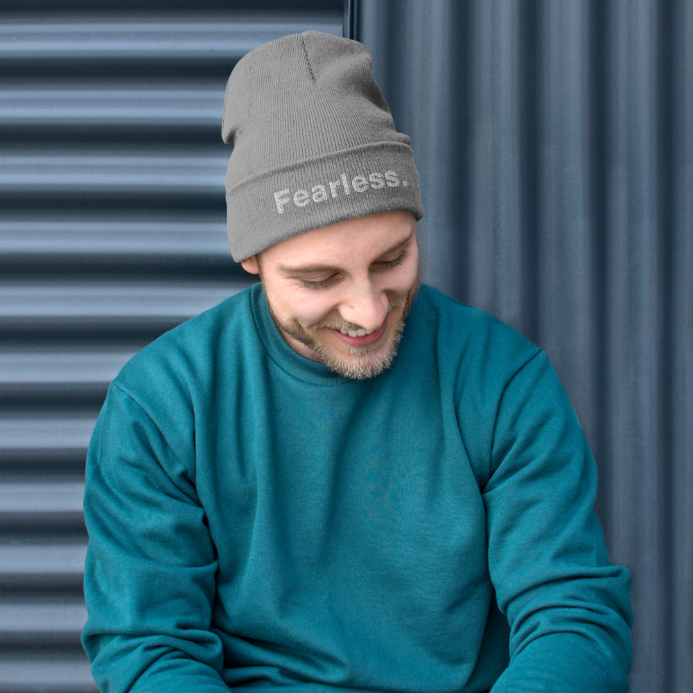 Fearless Embroidered Beanie